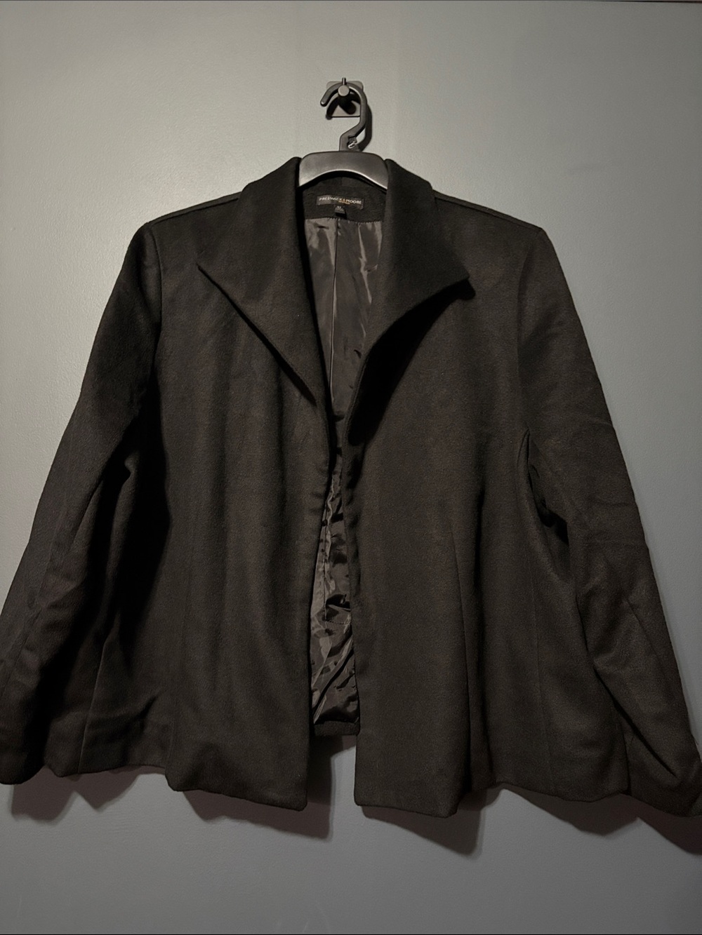 Preswick & Moore Black Open-Front Women's Blazer 3X